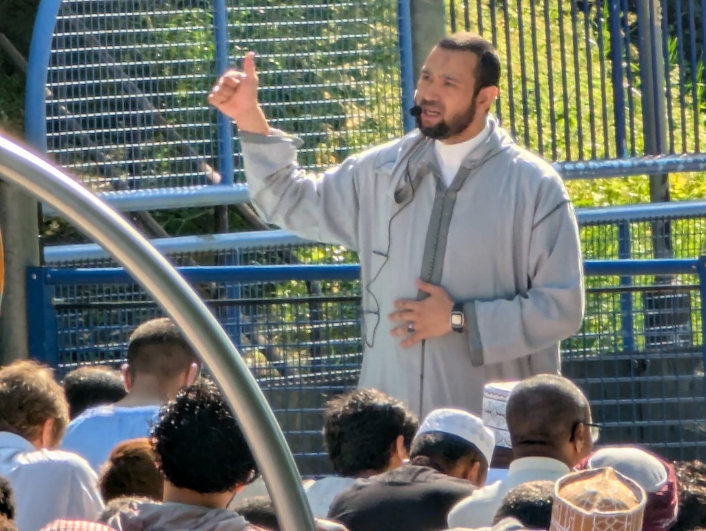 Eid prayers at Beaumont Leys Masjid